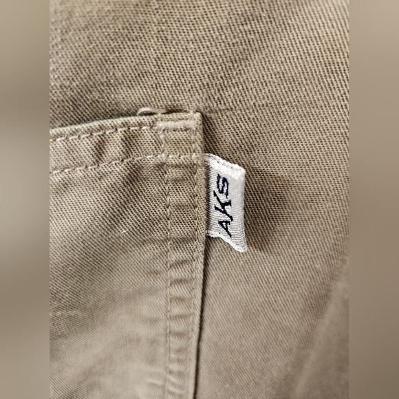 NWT - AKS Amy K Su Tencel/Lyocell Drab Green Maxi Jumper Dress - Size L - Picture 3 of 11